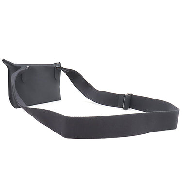 エルメス HERMES ヴィドポッシュ キャバン トゴ ショルダーバッグ シルバー金具 濃紺 クロスボディ