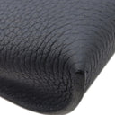 エルメス HERMES ヴィドポッシュ キャバン トゴ ショルダーバッグ シルバー金具 濃紺 クロスボディ