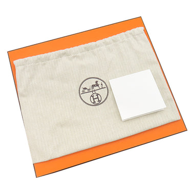 エルメス HERMES ヴィドポッシュ キャバン トゴ ショルダーバッグ シルバー金具 濃紺 クロスボディ