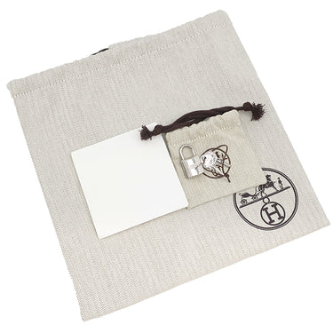 エルメス HERMES ピコタンロック MM クレ トリヨンクレマンス ハンドバッグ シルバー金具 オフホワイト