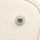 エルメス HERMES ピコタンロック MM クレ トリヨンクレマンス ハンドバッグ シルバー金具 オフホワイト