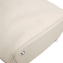 エルメス HERMES ピコタンロック MM クレ トリヨンクレマンス ハンドバッグ シルバー金具 オフホワイト