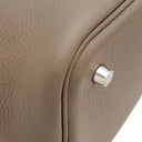 エルメス HERMES ピコタンロック MM エトゥープ トリヨンクレマンス ハンドバッグ シルバー金具 新品 未使用 グレージュ