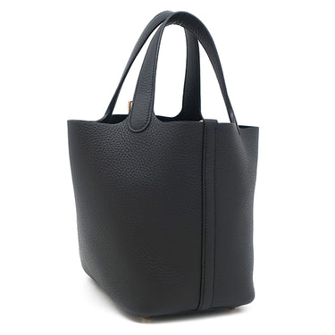エルメス HERMES ピコタンロック PM ブラック トリヨンクレマンス ハンドバッグ ゴールド金具 新品 未使用 黒