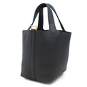 エルメス HERMES ピコタンロック PM ブラック トリヨンクレマンス ハンドバッグ ゴールド金具 黒