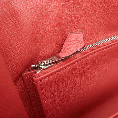 エルメス HERMES ジプシエール 28 ブーゲンビリア トリヨンクレマンス ショルダーバッグ シルバー金具 斜め掛け