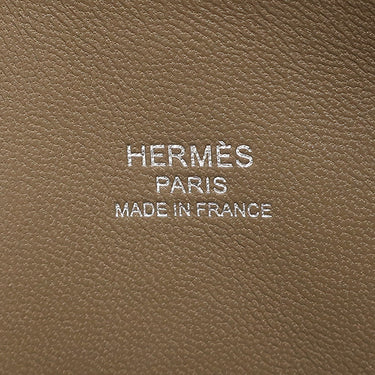 エルメス HERMES ボリード1923 ミニ エトゥープ シェーブル 2WAYバッグ シルバー金具 グレージュ ハンドバッグ ショルダー