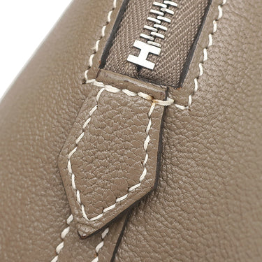 エルメス HERMES ボリード1923 ミニ エトゥープ シェーブル 2WAYバッグ シルバー金具 グレージュ ハンドバッグ ショルダー