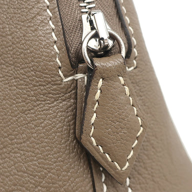 エルメス HERMES ボリード1923 ミニ エトゥープ シェーブル 2WAYバッグ シルバー金具 グレージュ ハンドバッグ ショルダー