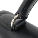 エルメス HERMES ケリー 32 外縫い ブラック ボックスカーフ 2WAYバッグ シルバー金具 黒 ハンドバッグ ショルダー