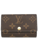 ルイヴィトン LOUIS VUITTON ミュルティクレ6 M62630 モノグラム モノグラムキャンバス キーケース ゴールド金具 茶 6連 6本