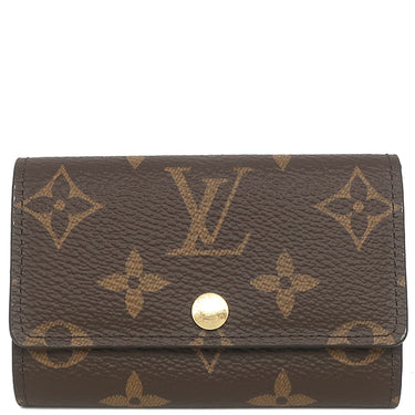 ルイヴィトン LOUIS VUITTON ミュルティクレ6 M62630 モノグラム モノグラムキャンバス キーケース ゴールド金具 茶 6連 6本