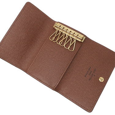 ルイヴィトン LOUIS VUITTON ミュルティクレ6 M62630 モノグラム モノグラムキャンバス キーケース ゴールド金具 茶 6連 6本