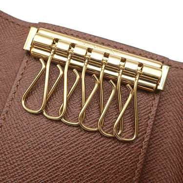 ルイヴィトン LOUIS VUITTON ミュルティクレ6 M62630 モノグラム モノグラムキャンバス キーケース ゴールド金具 茶 6連 6本