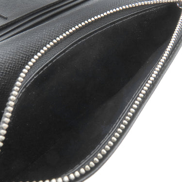 ルイヴィトン LOUIS VUITTON ポルトフォイユ ブラザ M30501 ブラック タイガ 長財布 シルバー金具 黒 二つ折り