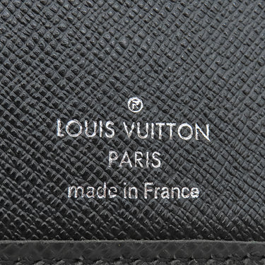 ルイヴィトン LOUIS VUITTON ポルトフォイユ ブラザ M30501 ブラック タイガ 長財布 シルバー金具 黒 二つ折り
