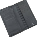 ルイヴィトン LOUIS VUITTON ポルトフォイユ ブラザ M30501 ブラック タイガ 長財布 シルバー金具 黒 二つ折り