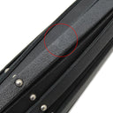 ジミーチュウ JIMMY CHOO スタッズ タッセル ブラック メタル レザー バッグチャーム シルバー金具 黒 フリンジ キーホルダー