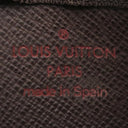 ルイヴィトン LOUIS VUITTON カードキーケース ポシェット クレ N62658 ダミエエベヌ ダミエキャンバス コインケース ゴールド金具 小銭入れ 茶 キーチェーン付き