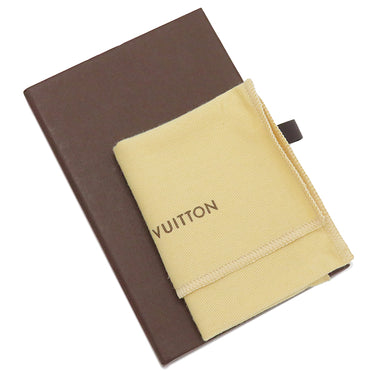 ルイヴィトン LOUIS VUITTON カードキーケース ポシェット クレ N62658 ダミエエベヌ ダミエキャンバス コインケース ゴールド金具 小銭入れ 茶 キーチェーン付き