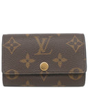 ルイヴィトン LOUIS VUITTON ミュルティクレ6 M62630 モノグラム モノグラムキャンバス キーケース ゴールド金具 茶 6連 6本