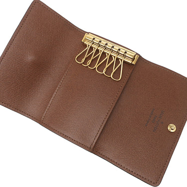 ルイヴィトン LOUIS VUITTON ミュルティクレ6 M62630 モノグラム モノグラムキャンバス キーケース ゴールド金具 茶 6連 6本