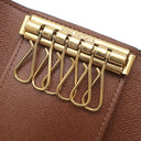 ルイヴィトン LOUIS VUITTON ミュルティクレ6 M62630 モノグラム モノグラムキャンバス キーケース ゴールド金具 茶 6連 6本