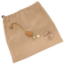 エルメス HERMES ケリー40 内縫い ナチュラル アルデンヌ ハンドバッグ ゴールド金具 茶