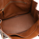 エルメス HERMES バーキン35 ノアゼット ボックスカーフ ハンドバッグ ゴールド金具 茶