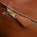 エルメス HERMES バーキン35 ノアゼット ボックスカーフ ハンドバッグ ゴールド金具 茶