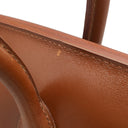 エルメス HERMES バーキン35 ノアゼット ボックスカーフ ハンドバッグ ゴールド金具 茶