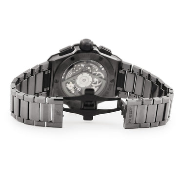 腕時計 ウブロ HUBLOT ビッグバン インテグレーテッド オールブラック 451.CX.1140.CX 自動巻き メンズ OH済 デイト 限定