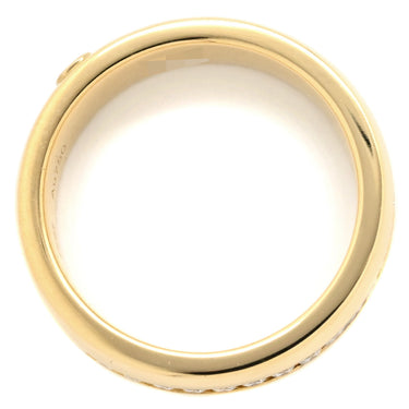 ハリーウィンストン Harry Winston HW ロゴ WBDYRDLGHWL イエローゴールド K18YG ダイヤモンド リング 指輪 Au750 YG K18 16号