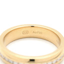 ハリーウィンストン Harry Winston HW ロゴ WBDYRDLGHWL イエローゴールド K18YG ダイヤモンド リング 指輪 Au750 YG K18 16号