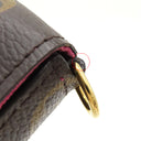 ルイヴィトン LOUIS VUITTON ポシェット フェリシー M80859 モノグラム モノグラムキャンバス チェーンウォレット ゴールド金具 ヴィヴィエンヌ チェーンショルダー 茶 ピンク