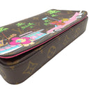 ルイヴィトン LOUIS VUITTON ポシェット フェリシー M80859 モノグラム モノグラムキャンバス チェーンウォレット ゴールド金具 ヴィヴィエンヌ チェーンショルダー 茶 ピンク