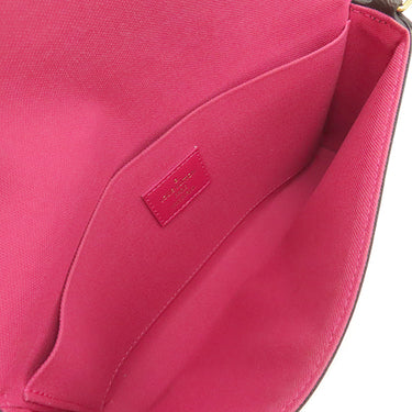 ルイヴィトン LOUIS VUITTON ポシェット フェリシー M80859 モノグラム モノグラムキャンバス チェーンウォレット ゴールド金具 ヴィヴィエンヌ チェーンショルダー 茶 ピンク