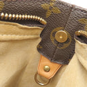 ルイヴィトン LOUIS VUITTON ルーピングGM M51145 モノグラム モノグラムキャンバス ショルダーバッグ ゴールド金具 茶 肩掛け トート