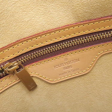 ルイヴィトン LOUIS VUITTON ルーピングGM M51145 モノグラム モノグラムキャンバス ショルダーバッグ ゴールド金具 茶 肩掛け トート