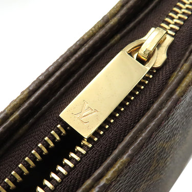 ルイヴィトン LOUIS VUITTON ルーピングGM M51145 モノグラム モノグラムキャンバス ショルダーバッグ ゴールド金具 茶 肩掛け トート