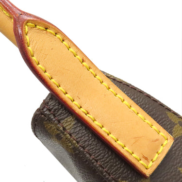 ルイヴィトン LOUIS VUITTON ルーピングGM M51145 モノグラム モノグラムキャンバス ショルダーバッグ ゴールド金具 茶 肩掛け トート