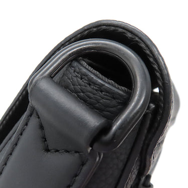 ルイヴィトン LOUIS VUITTON テイクオフ メッセンジャー PM M24769 ノワール グレインレザー ショルダーバッグ マットブラック金具 黒 斜め掛け