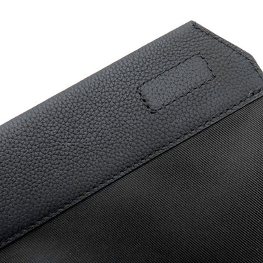 ルイヴィトン LOUIS VUITTON テイクオフ メッセンジャー PM M24769 ノワール グレインレザー ショルダーバッグ マットブラック金具 黒 斜め掛け