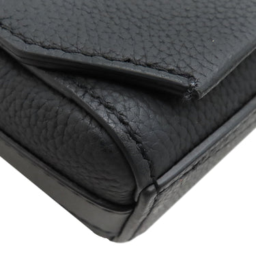 ルイヴィトン LOUIS VUITTON テイクオフ メッセンジャー PM M24769 ノワール グレインレザー ショルダーバッグ マットブラック金具 黒 斜め掛け