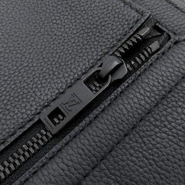 ルイヴィトン LOUIS VUITTON テイクオフ メッセンジャー PM M24769 ノワール グレインレザー ショルダーバッグ マットブラック金具 黒 斜め掛け