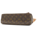 ルイヴィトン LOUIS VUITTON ミニ ルーピング M51147 モノグラム モノグラムキャンバス ハンドバッグ ゴールド金具 茶 ワンショルダーバッグ