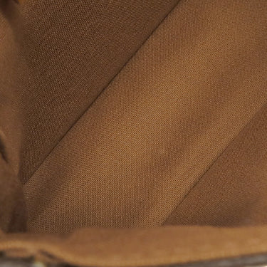 ルイヴィトン LOUIS VUITTON ミニ ルーピング M51147 モノグラム モノグラムキャンバス ハンドバッグ ゴールド金具 茶 ワンショルダーバッグ
