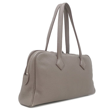 エルメス HERMES ヴィクトリア エラン 38 エタン トリヨンクレマンス ショルダーバッグ シルバー金具
