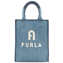 フルラ FURLA オポチュニティ ミニ WB00831 ブルー デニム 2WAYバッグ シルバー金具 OPPORTUNITY MINI トート ショルダー 青