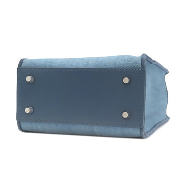 フルラ FURLA オポチュニティ ミニ WB00831 ブルー デニム 2WAYバッグ シルバー金具 OPPORTUNITY MINI トート ショルダー 青